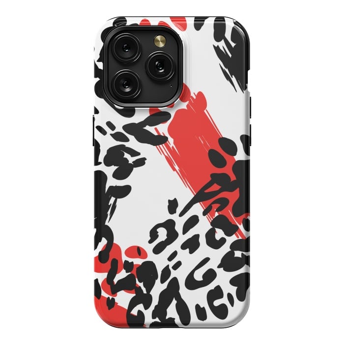 iPhone 15 Pro Max StrongFit colorful anima print by haroulita