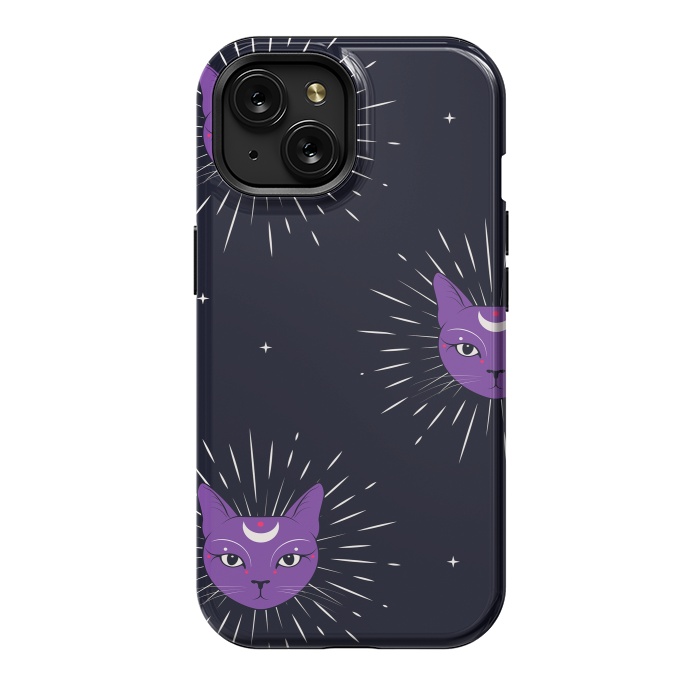 iPhone 15 StrongFit magic cats by haroulita