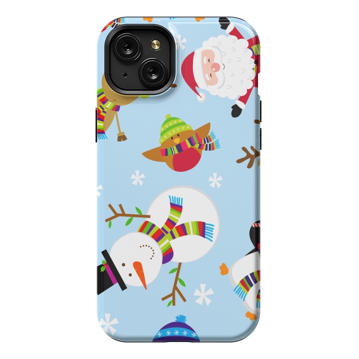 iPhone 15 Plus StrongFit xmas characters by haroulita