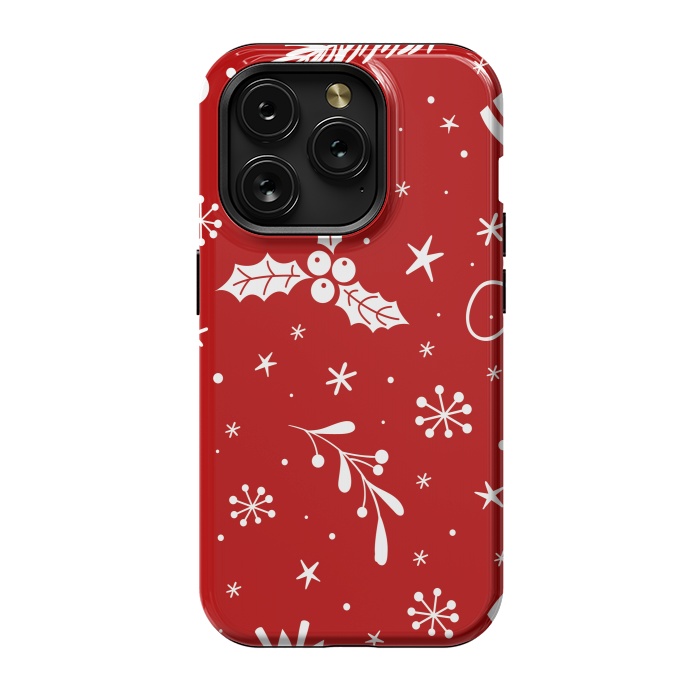 iPhone 15 Pro StrongFit christmas pattern by haroulita