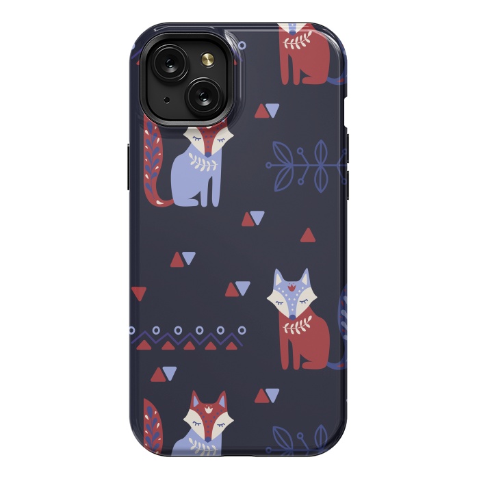 iPhone 15 Plus StrongFit cute fox by haroulita