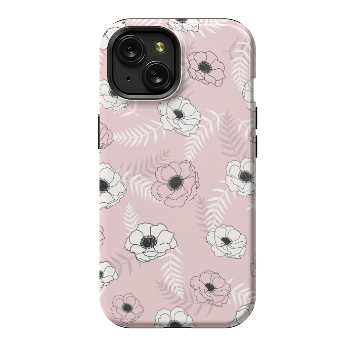 iPhone 15 StrongFit Anemone by Jms