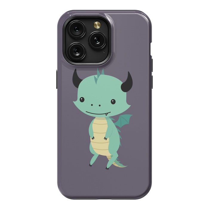 iPhone 15 Pro Max StrongFit Cute dragon by Laura Nagel