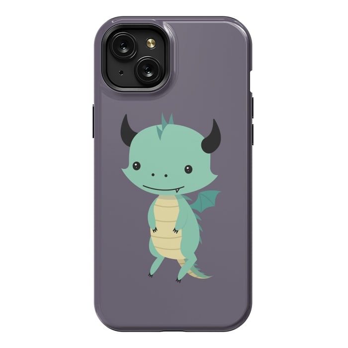 iPhone 15 Plus StrongFit Cute dragon by Laura Nagel