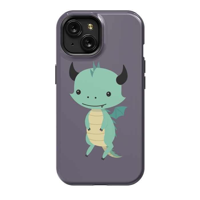 iPhone 15 StrongFit Cute dragon by Laura Nagel