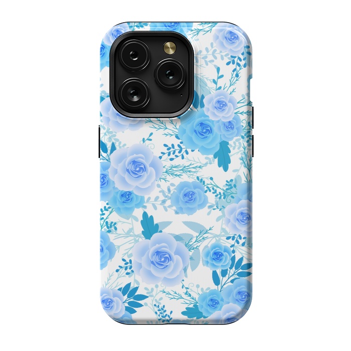 iPhone 15 Pro StrongFit Blue roses by Jms