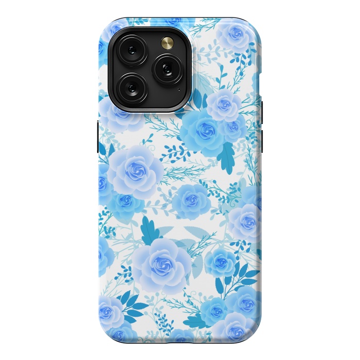 iPhone 15 Pro Max StrongFit Blue roses by Jms