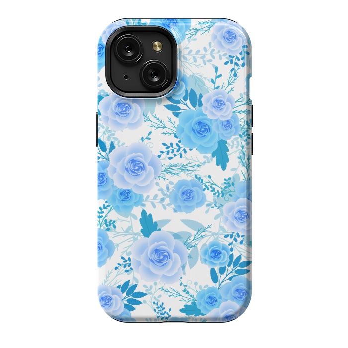 iPhone 15 StrongFit Blue roses by Jms