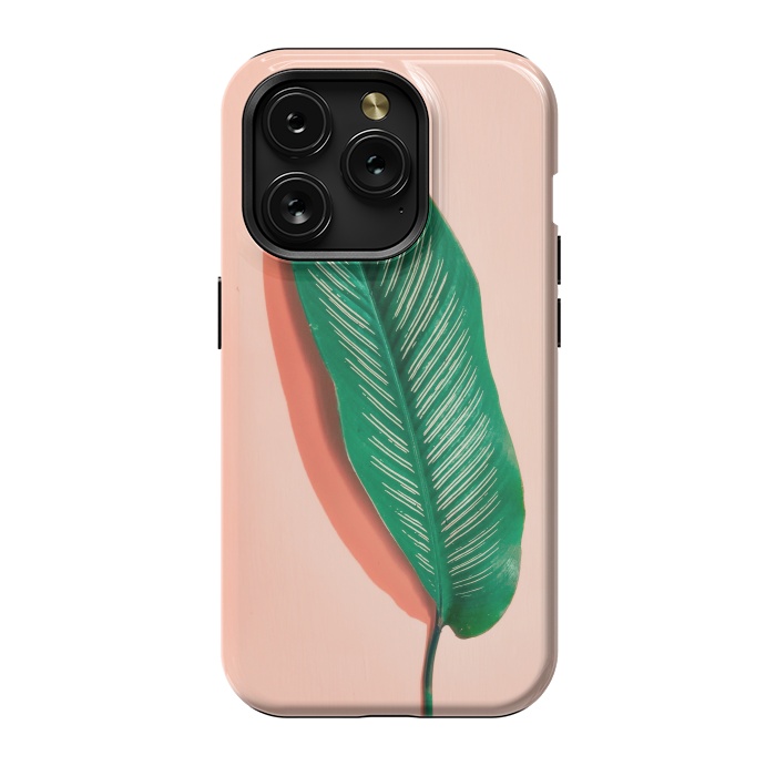 iPhone 15 Pro StrongFit Green leaf  by Winston