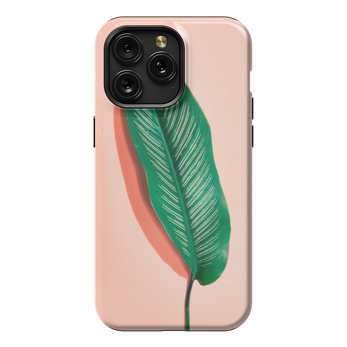 iPhone 15 Pro Max StrongFit Green leaf  by Winston