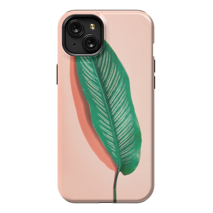 iPhone 15 Plus StrongFit Green leaf  by Winston