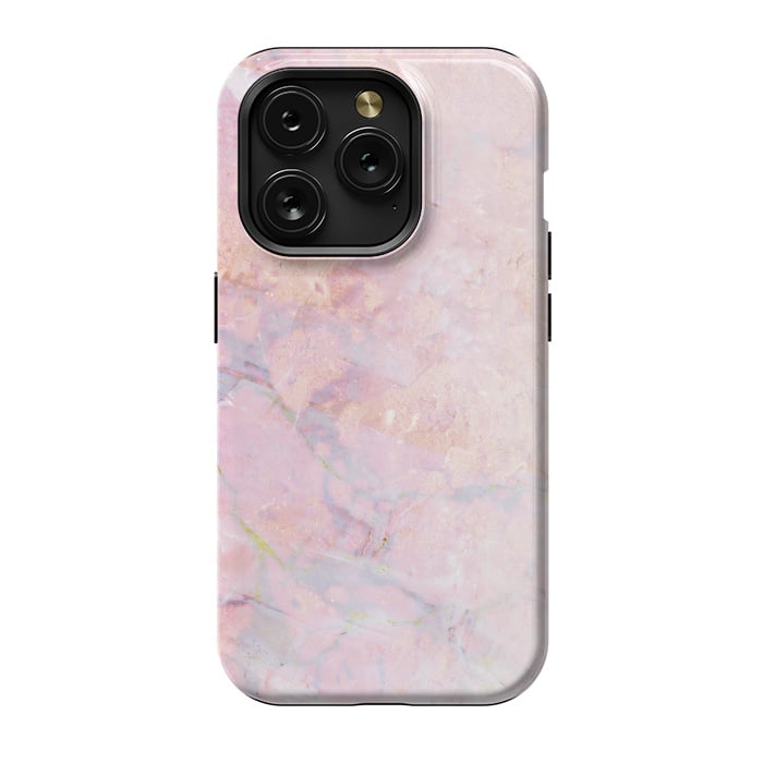 iPhone 15 Pro StrongFit Soft pink marble by Oana 