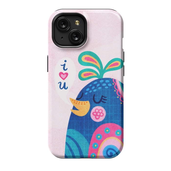 iPhone 15 StrongFit I Love You Bird by Noonday Design