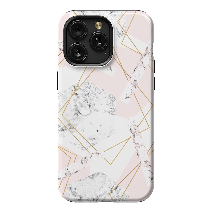 iPhone 15 Pro Max StrongFit Marble and abstract frames by Julia Badeeva