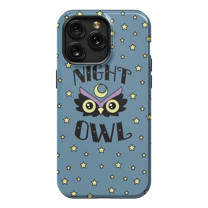 iPhone 15 Pro Max StrongFit Night owl by Laura Nagel