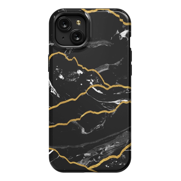 iPhone 15 Plus StrongFit Marble mountains by Julia Badeeva