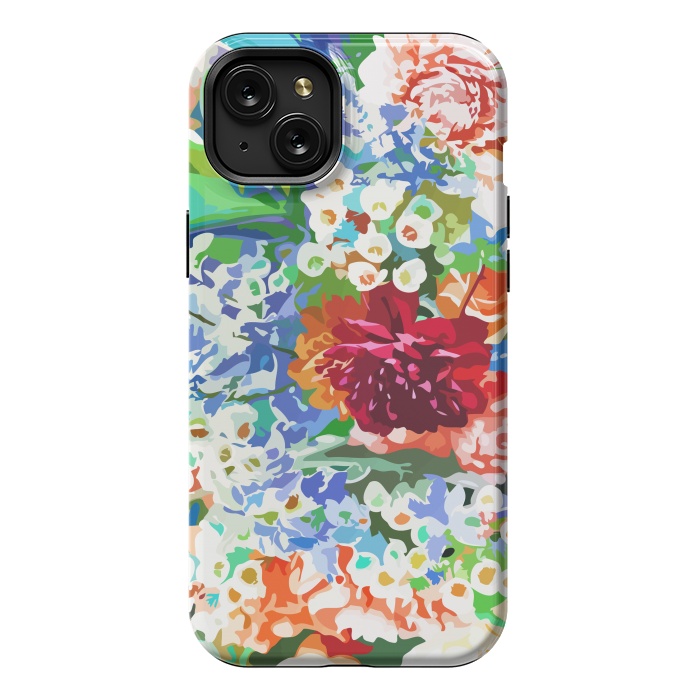 iPhone 15 Plus StrongFit Bloom With Grace by Uma Prabhakar Gokhale