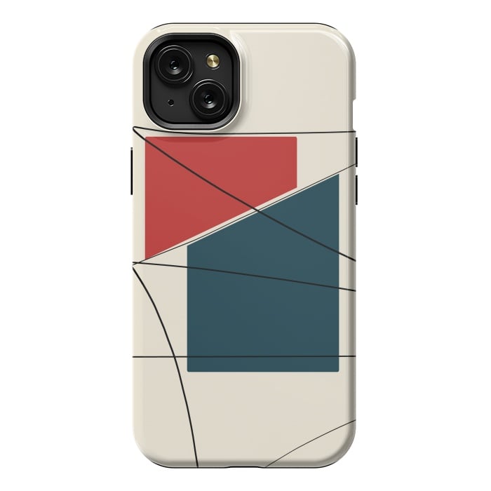 iPhone 15 Plus StrongFit Cut Block by Creativeaxle