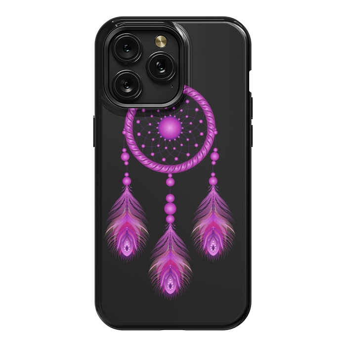 iPhone 15 Pro Max StrongFit Pink dream catcher  by Winston