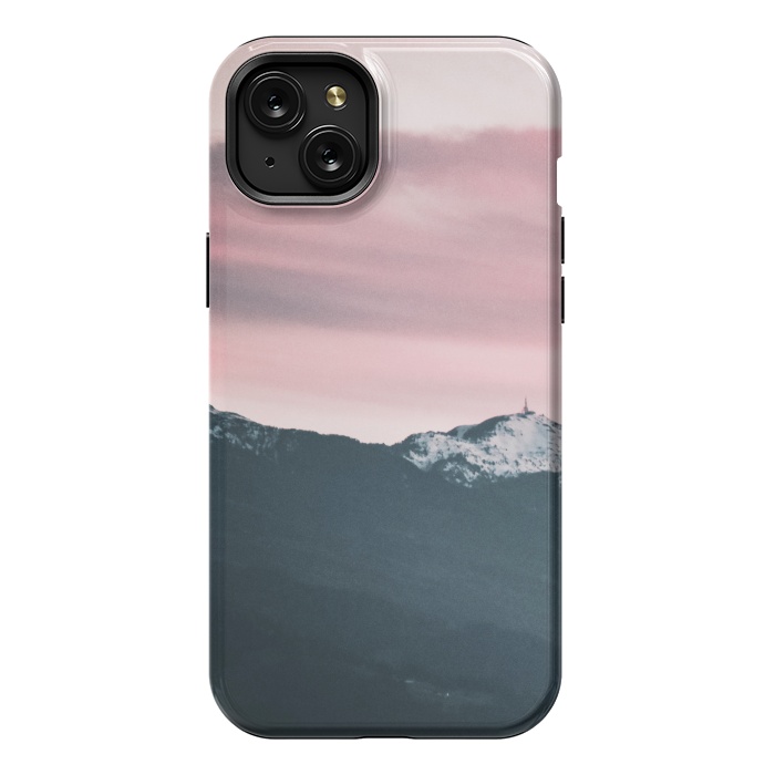 iPhone 15 Plus StrongFit Snow capped mountains by Winston