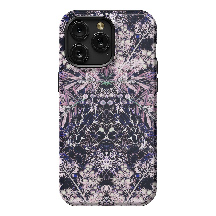 iPhone 15 Pro Max StrongFit Vintage wild flowers illustration by Oana 