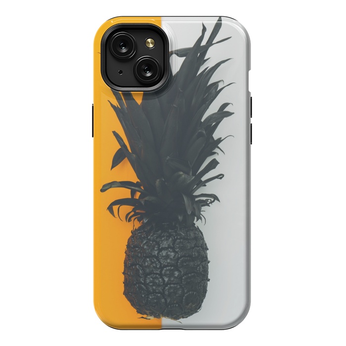 iPhone 15 Plus StrongFit Black pineapple  by Winston