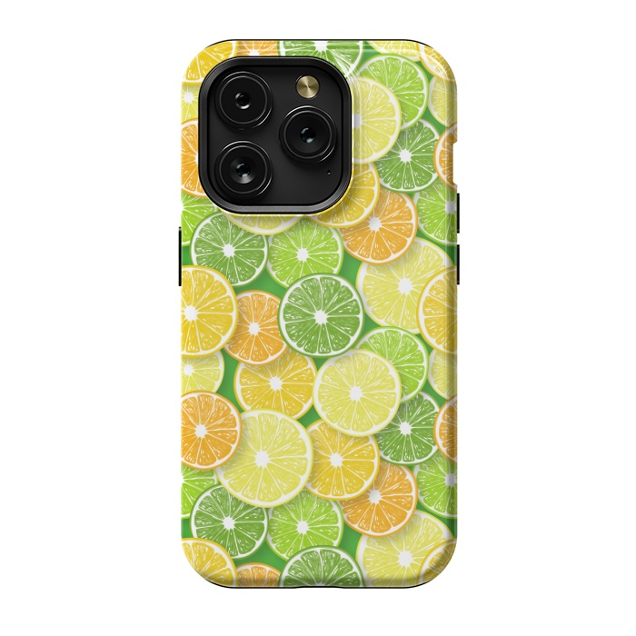 iPhone 15 Pro StrongFit Citrus fruit slices 2 by Katerina Kirilova