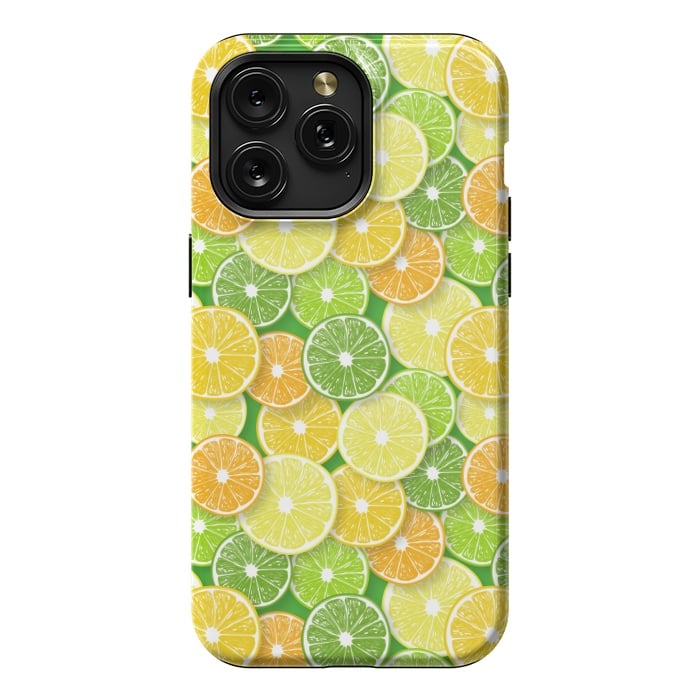 iPhone 15 Pro Max StrongFit Citrus fruit slices 2 by Katerina Kirilova