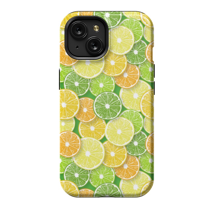 iPhone 15 StrongFit Citrus fruit slices 2 by Katerina Kirilova
