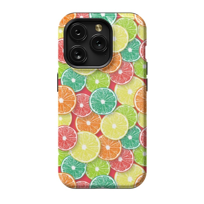 iPhone 15 Pro StrongFit Citrus fruit slices 3 by Katerina Kirilova