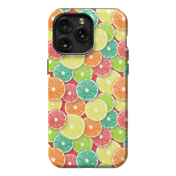 iPhone 15 Pro Max StrongFit Citrus fruit slices 3 by Katerina Kirilova