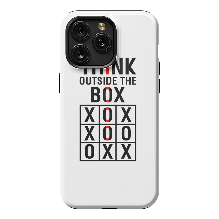 iPhone 15 Pro Max StrongFit Think Outside The Box by TMSarts