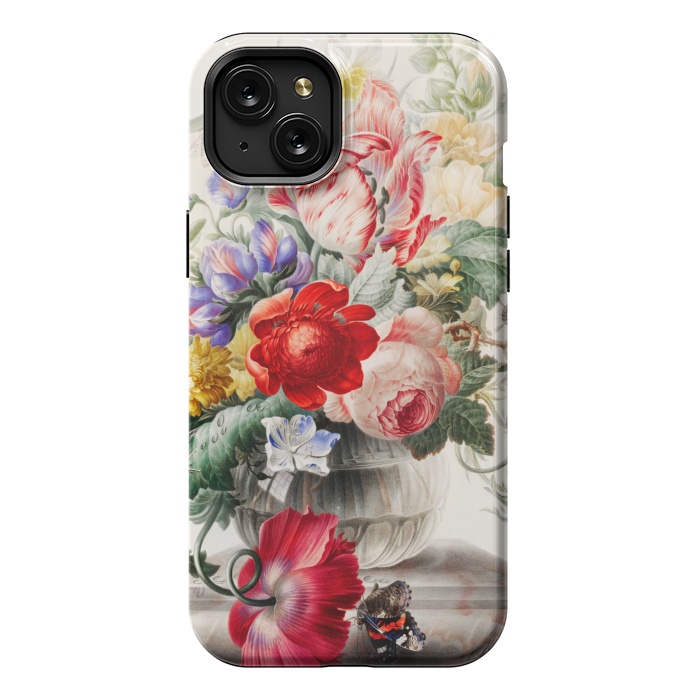 iPhone 15 Plus StrongFit Flowers in Vase by Zala Farah