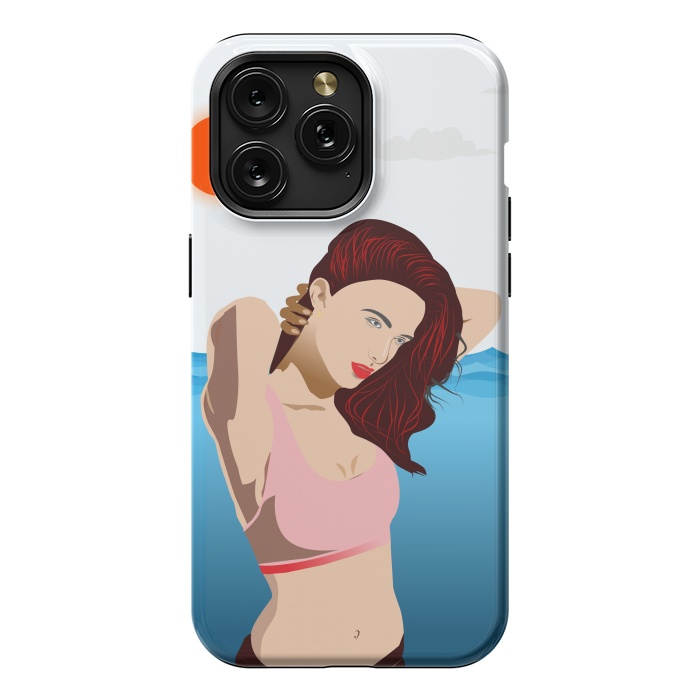 iPhone 15 Pro Max StrongFit Ocean Bath by Creativeaxle