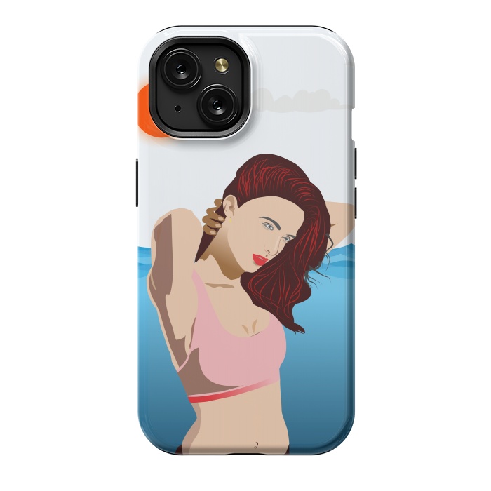 iPhone 15 StrongFit Ocean Bath by Creativeaxle