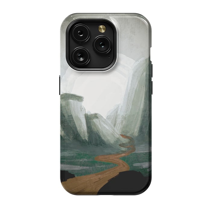 iPhone 15 Pro StrongFit The great green hills by Steve Wade (Swade)