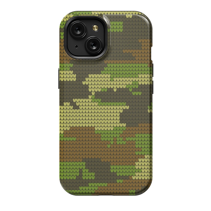 iPhone 15 StrongFit camo hearts by haroulita