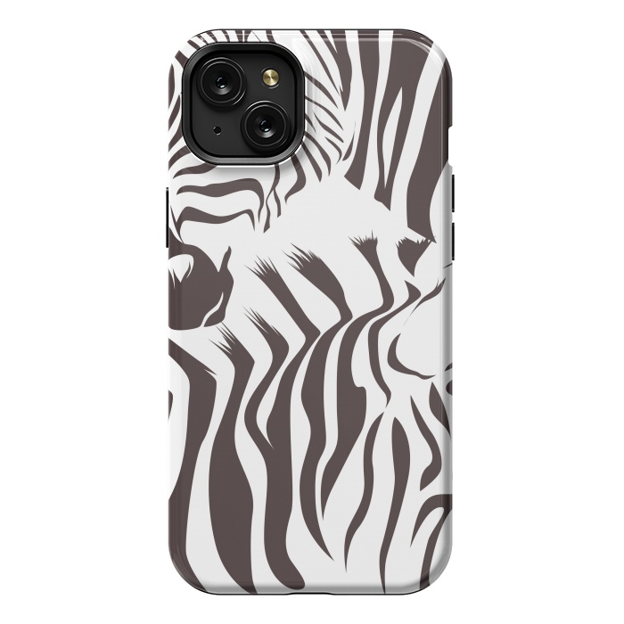 iPhone 15 Plus StrongFit zebra l by haroulita