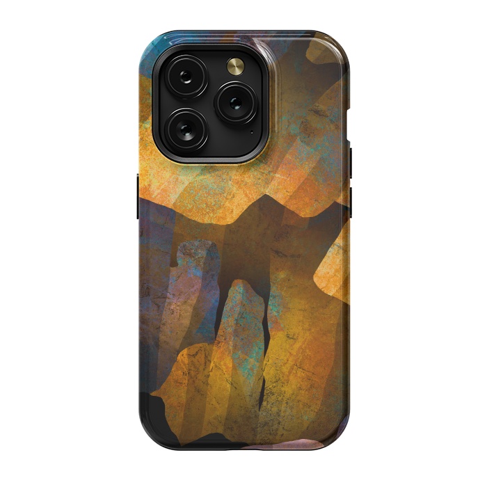 iPhone 15 Pro StrongFit The gold cave by Steve Wade (Swade)