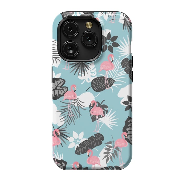 iPhone 15 Pro StrongFit Pink flamingo by Jms