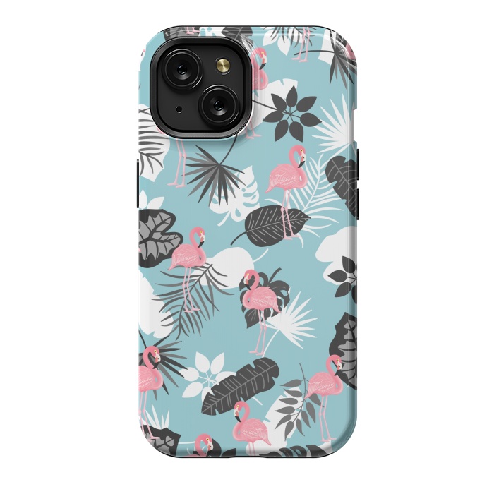 iPhone 15 StrongFit Pink flamingo by Jms
