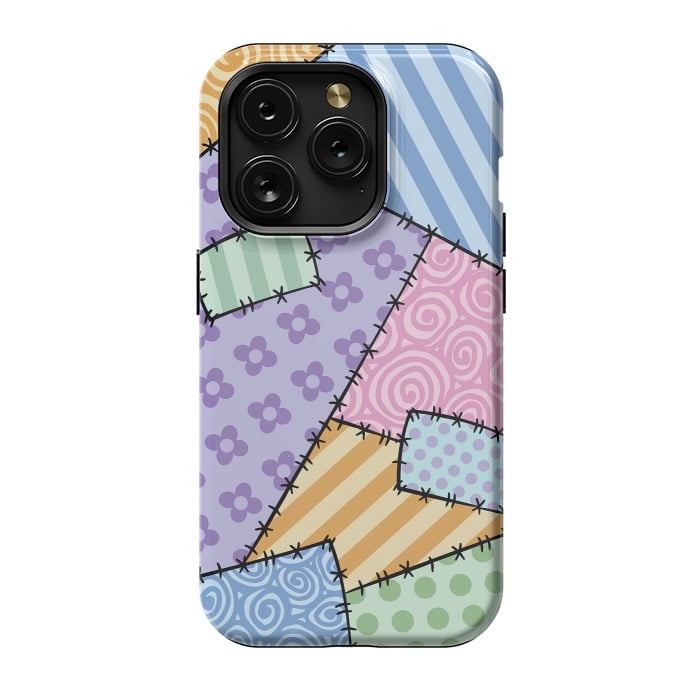 iPhone 15 Pro StrongFit Patchwork by Laura Nagel