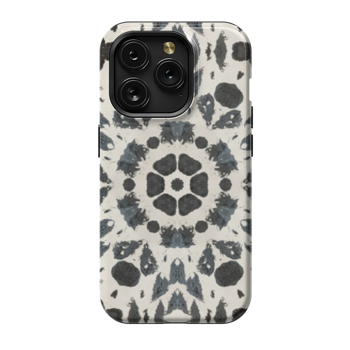 iPhone 15 Pro StrongFit Tribal cream by Nina Leth