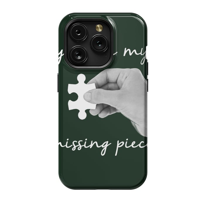 iPhone 15 Pro StrongFit You are my missing piece valentine's day design by Oana 