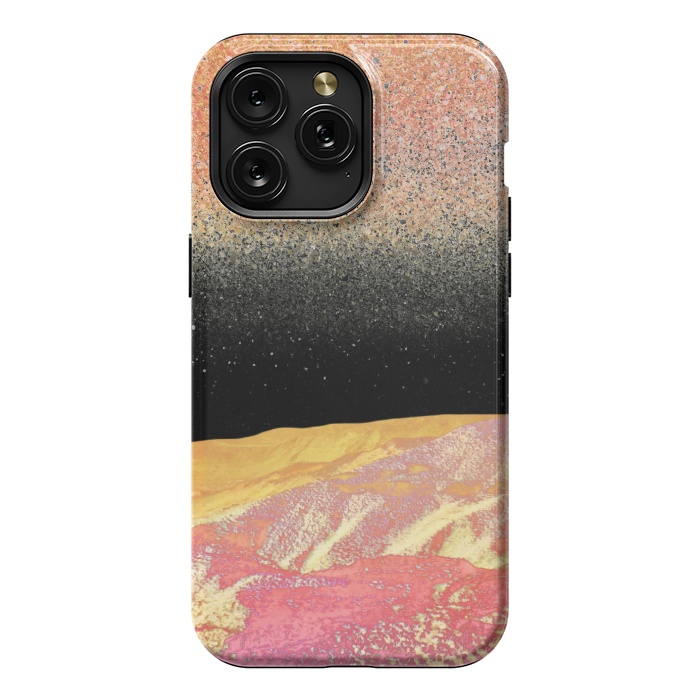 iPhone 15 Pro Max StrongFit Vibrant rainbow mountain by Oana 