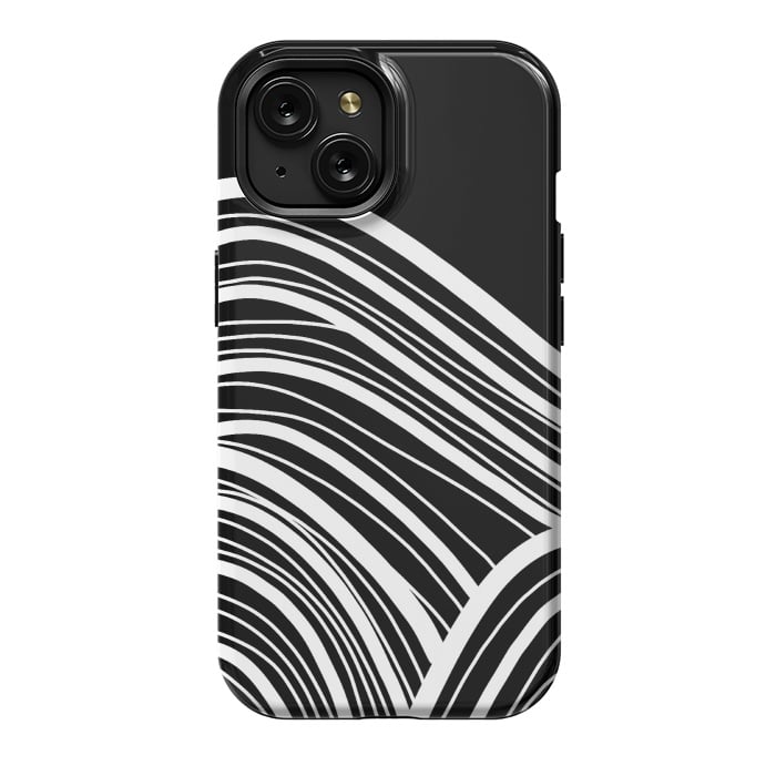 iPhone 15 StrongFit The white waves by Steve Wade (Swade)