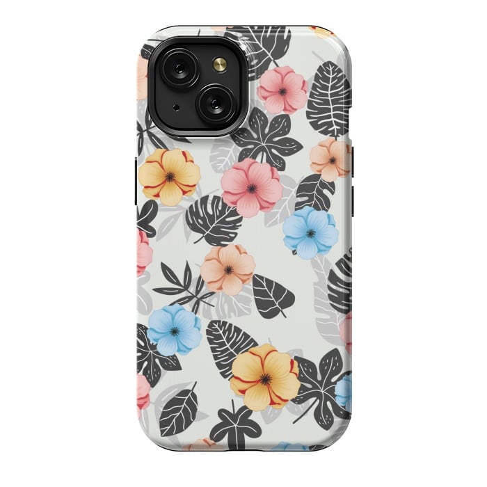 iPhone 15 StrongFit Tropical patterns by Jms