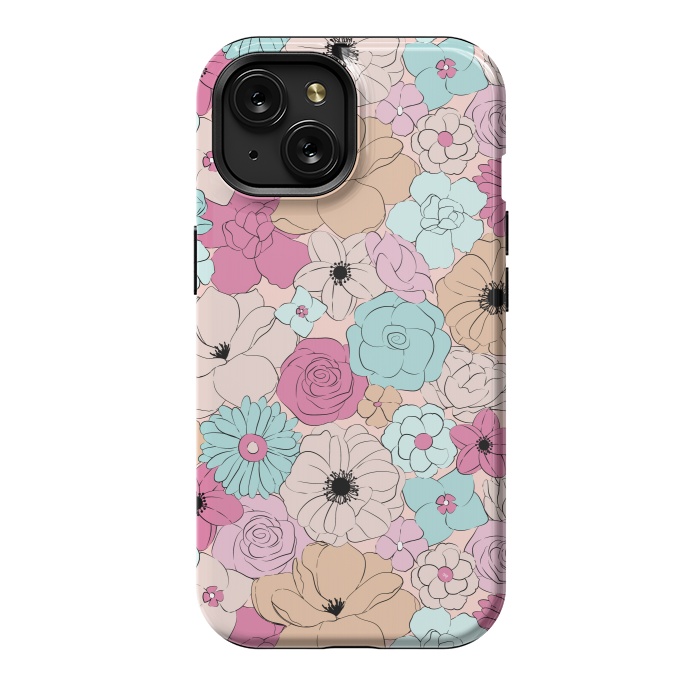 iPhone 15 StrongFit Retro meadow by Martina