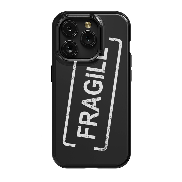 iPhone 15 Pro StrongFit Fragile White by Martina