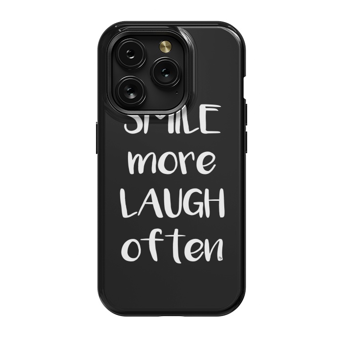 iPhone 15 Pro StrongFit Smile more quote by Martina